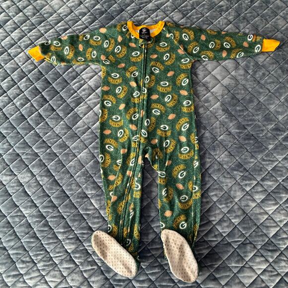 Vintage Packers pajamas toddler 4t - Picture 1 of 4